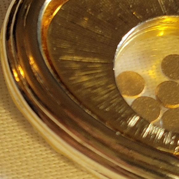 Nolan Miller Gold Tone Crystal Heart with Floating Crystals Pendant Enhancer - Picture 9 of 9